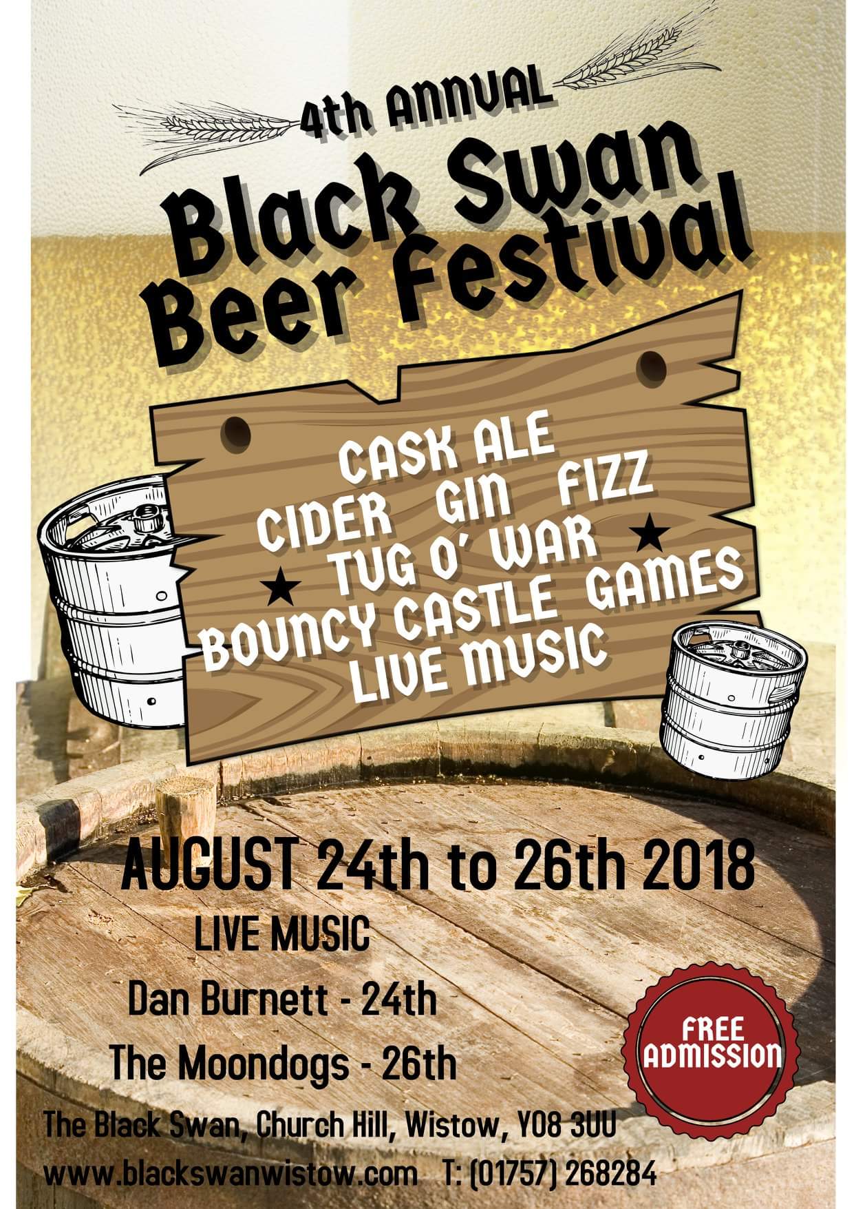 4th Annual Black Swan Beer Festival